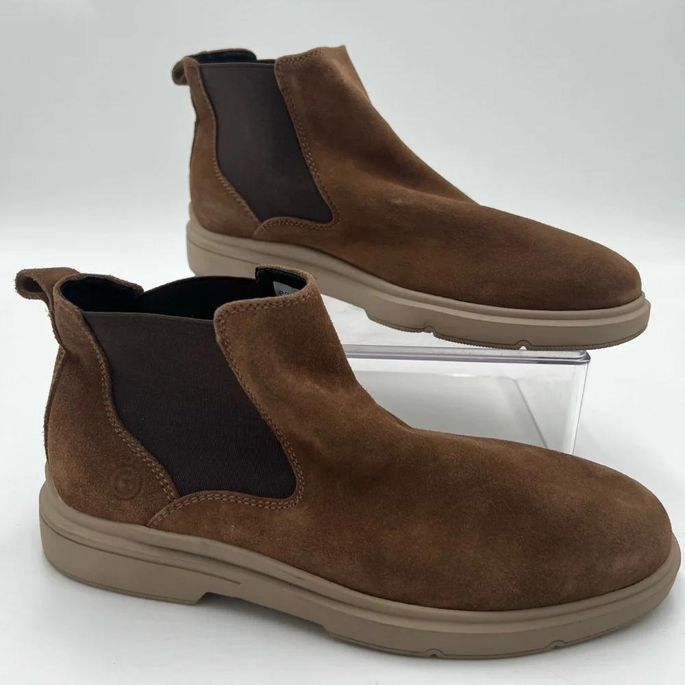 Men's Easy Spirit Brooks Ankle‎ Boot color otter/coffee Bean size 7.5.